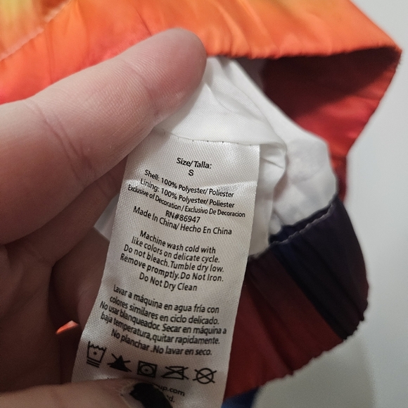 Nickelodeon Tye Dye Cropped Wind Breaker Jacket! - Picture 6 of 8